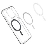 Spigen iPhone 15 Pro -suojakuori Ultra Hybrid MagFit Carbon Fiber
