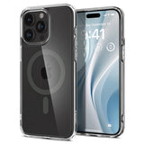 Spigen iPhone 15 Pro Ultra Hybrid MagFit -suojakuori, grafiitti