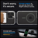 Spigen iPhone 15 Pro Ultra Hybrid MagFit -suojakuori, grafiitti