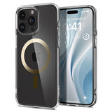 Spigen iPhone 15 Pro -suojakuori Ultra Hybrid MagFit, kulta