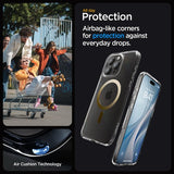 Spigen iPhone 15 Pro -suojakuori Ultra Hybrid MagFit, kulta