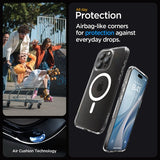 Spigen iPhone 15 Pro Ultra Hybrid MagFit -suojakuori, valkoinen