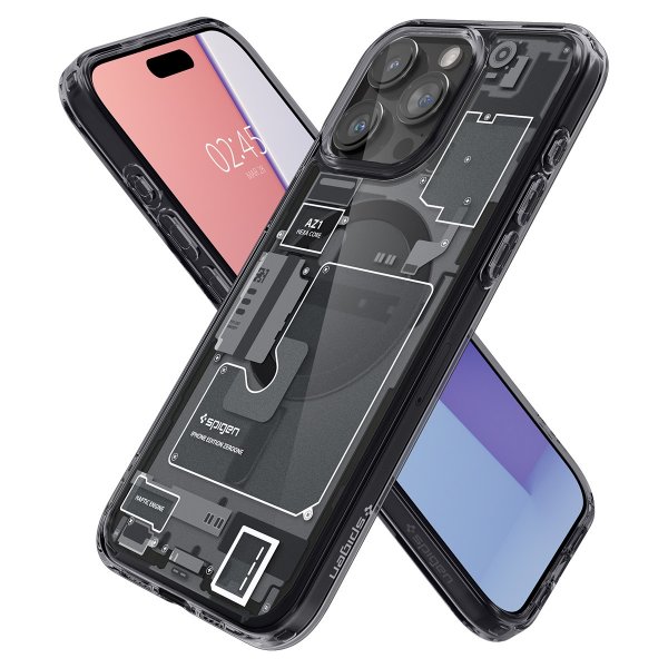Spigen iPhone 15 Pro -suojakuori Ultra Hybrid MagFit Zero One