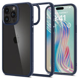 Spigen iPhone 15 Pro Ultra Hybrid -suojakuori, tummansininen
