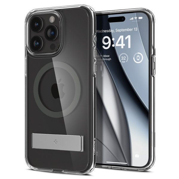 Spigen iPhone 15 Pro -suojakuori Ultra Hybrid S MagFit Graphite