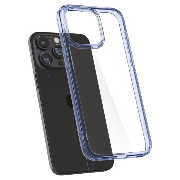 Spigen iPhone 15 Pro Ultra Hybrid Sky Crystal -suojakuori