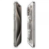 Spigen iPhone 15 Pro Ultra Hybrid Zero One MagFit -suojakuori, Natural Titanium
