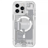 Spigen iPhone 15 Pro -suojakuori Ultra Hybrid Zero One MagFit, valkoinen