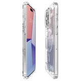 Spigen iPhone 15 Pro -suojakuori Ultra Hybrid Zero One MagFit, valkoinen