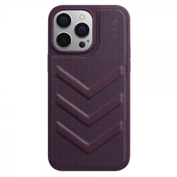 X-Level iPhone 15 Pro Kuori V-muoto Violetti