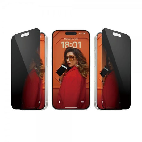 PanzerGlass iPhone 15 Pro Näytönsuoja Ultra-Wide Fit Privacy EasyAligner