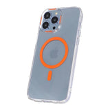 iPhone 15 Pro -kuori TPU MagSafe Oranssi