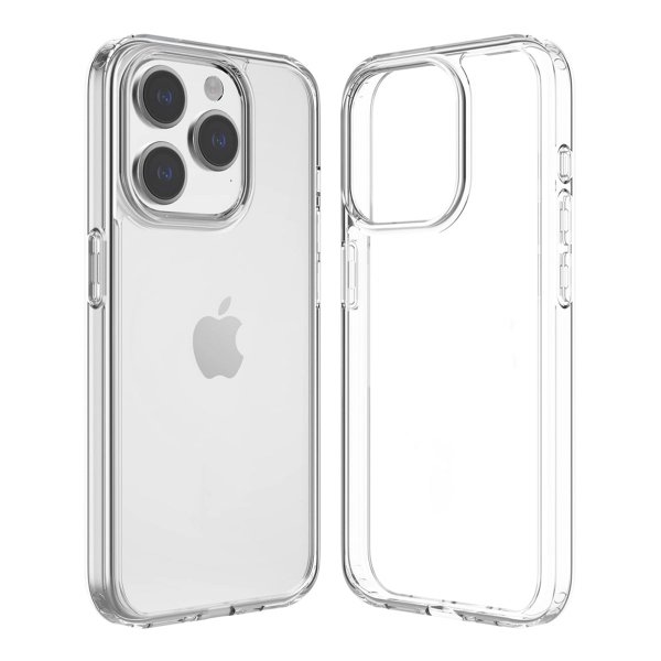 Rvelon iPhone 15 Pro Kuori Iskunkestävä Läpinäkyvä
