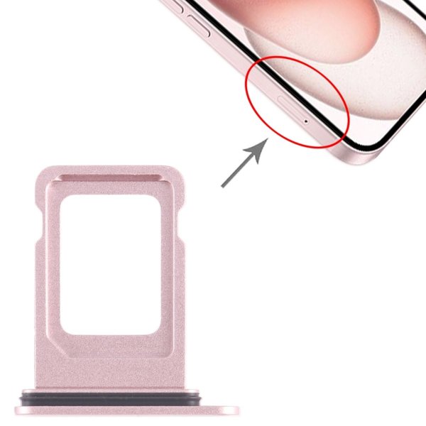 iPhone 15 SIM-kortin pidike – pinkki