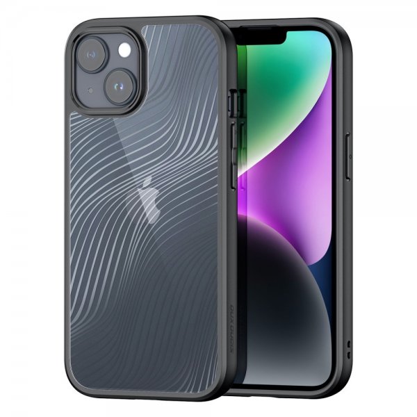 Dux Ducis iPhone 15 Aimo Series -kuori, musta