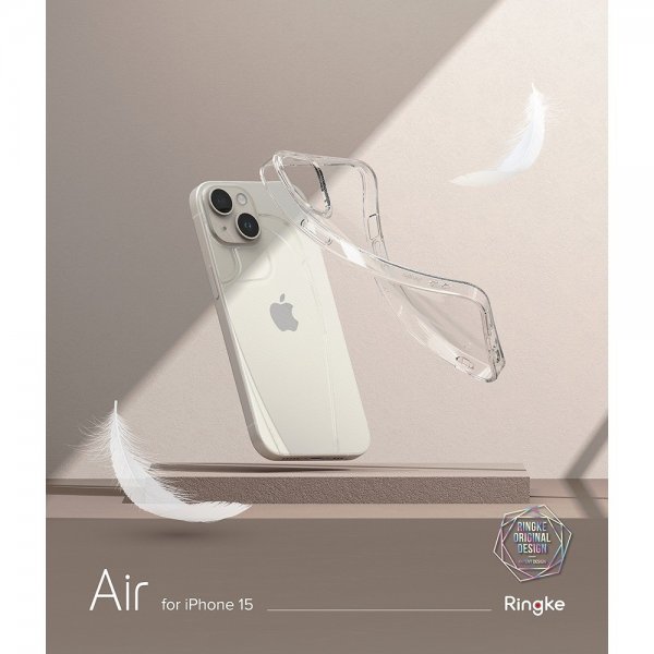 Ringke iPhone 15 Air Clear -suojakuori