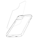 Spigen iPhone 15 -kuori Air Skin Hybrid Crystal Clear