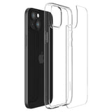 Spigen iPhone 15 -kuori Air Skin Hybrid Crystal Clear