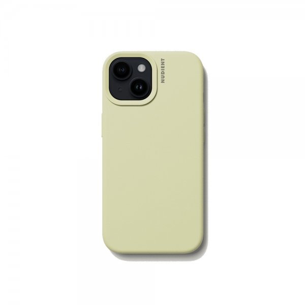 Nudient iPhone 15 -kuori Base Case Pale Yellow