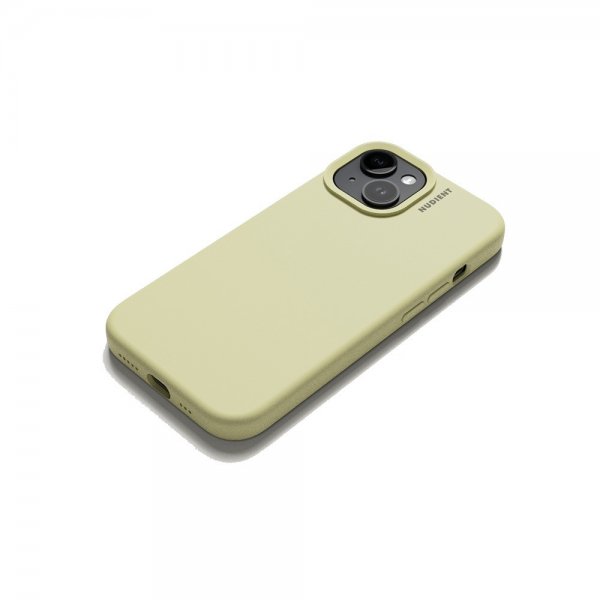 Nudient iPhone 15 -kuori Base Case Pale Yellow