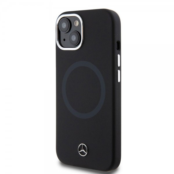 Mercedes Benz iPhone 15 Bicolor MagSafe -kuoret, musta