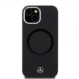 Mercedes Benz iPhone 15 Bicolor MagSafe -kuoret, musta