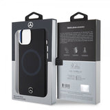 Mercedes Benz iPhone 15 Bicolor MagSafe -kuoret, musta