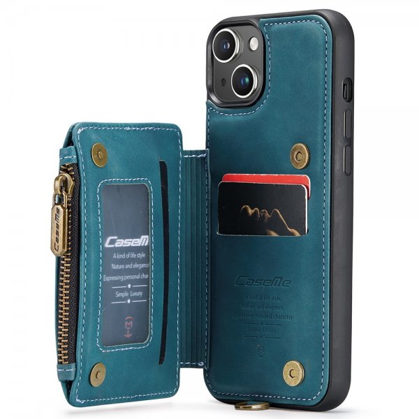 CaseMe iPhone 15 -suojakotelo, C20-sarja, petrolinsininen