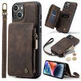 CaseMe iPhone 15 -kuori, C20-sarja, kahvi