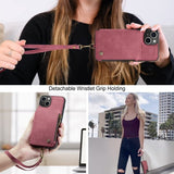 CaseMe iPhone 15 -suojakuori C20 Series, punainen