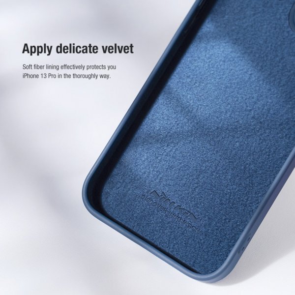 Nillkin iPhone 15 kuori CamShield Silky vihreä