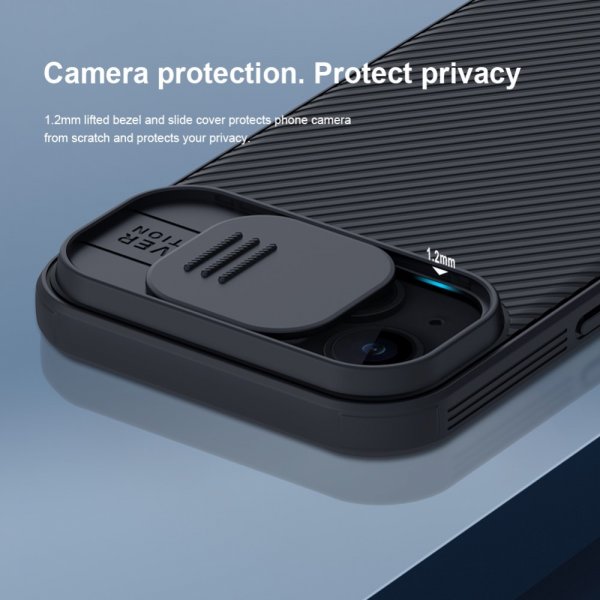 Nillkin iPhone 15 Suojakuori CamShield Pro Musta