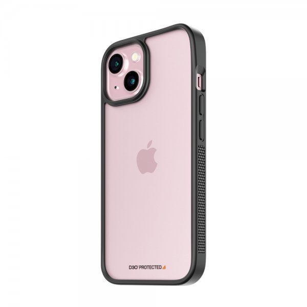 PanzerGlass iPhone 15 ClearCase -suojakuori D3O Musta