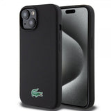 Lacoste iPhone 15 Plus Suojakuori Croc Logo MagSafe Musta