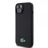 Lacoste iPhone 15 Plus Suojakuori Croc Logo MagSafe Musta
