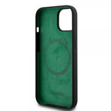 Lacoste iPhone 15 Plus Suojakuori Croc Logo MagSafe Musta
