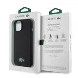 Lacoste iPhone 15 Plus Suojakuori Croc Logo MagSafe Musta