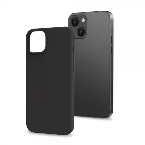 Celly iPhone 15 -suojakuori CROMO, musta