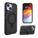 4smarts iPhone 15 Kuori Defend Kotelo Magic Stand MagSafe