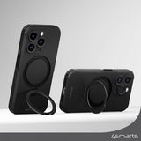 4smarts iPhone 15 Kuori Defend Kotelo Magic Stand MagSafe