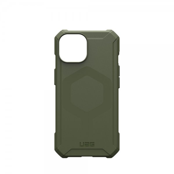 Urban Armor Gear (UAG) iPhone 15 Essential Armor MagSafe -suojakuori, Olive Drab