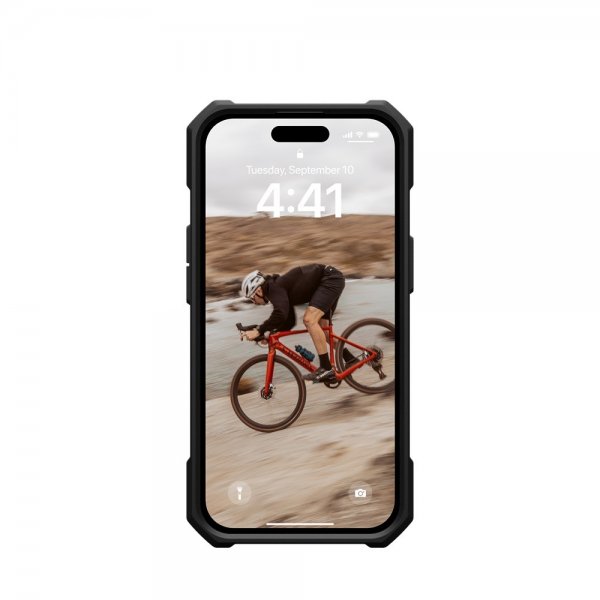Urban Armor Gear (UAG) iPhone 15 Essential Armor MagSafe -suojakuori, musta