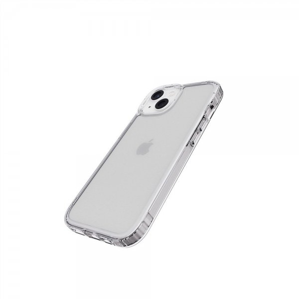 Tech21 iPhone 13/14/15/16e/17e suojakuori Evo Clear läpinäkyvä