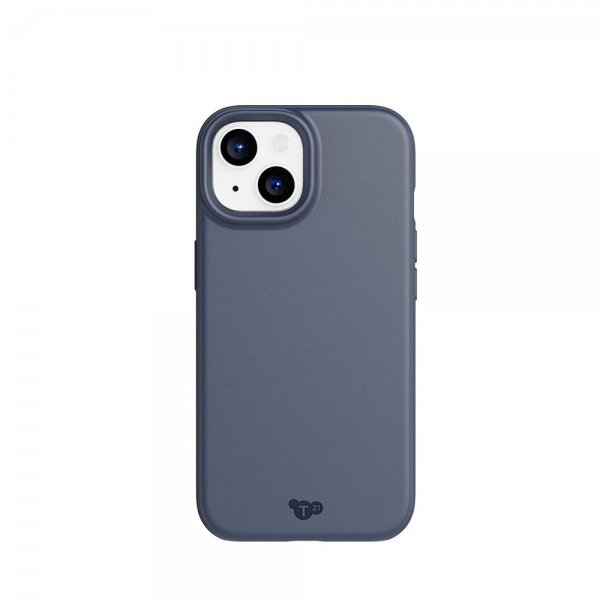 Tech21 iPhone 13/14/15/16e/17e -kuori Evo Lite Denim Blue