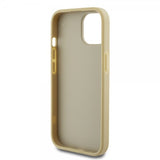Guess iPhone 15 Kuoret Fixed Glitter Kulta