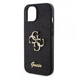 Guess iPhone 15 Kuoret Fixed Glitter Musta