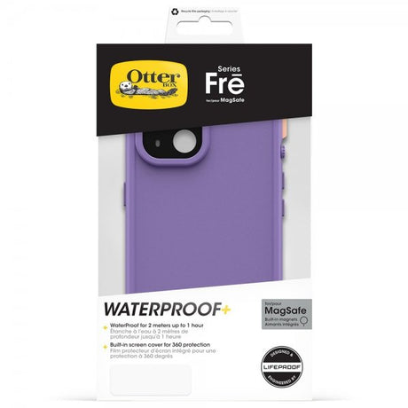 Otterbox iPhone 15 -kuori Fre MagSafe Rule of Plum
