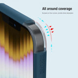 Nillkin iPhone 15 Kuori Frosted Shield Pro MagSafe Sininen