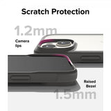 Ringke iPhone 15 -suojakuori Fusion Bold, harmaa