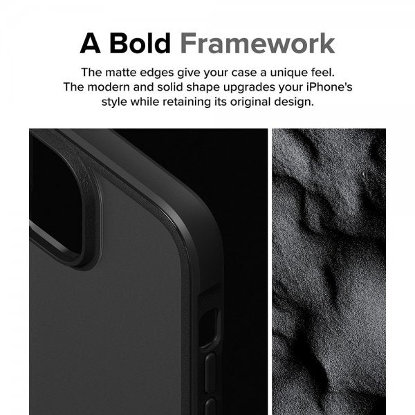 Ringke iPhone 15 -suojakuori Fusion Bold Matte Black